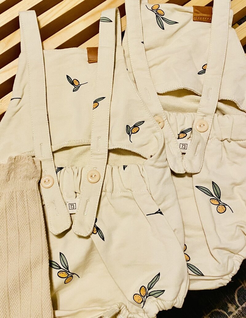 back of lemon romper