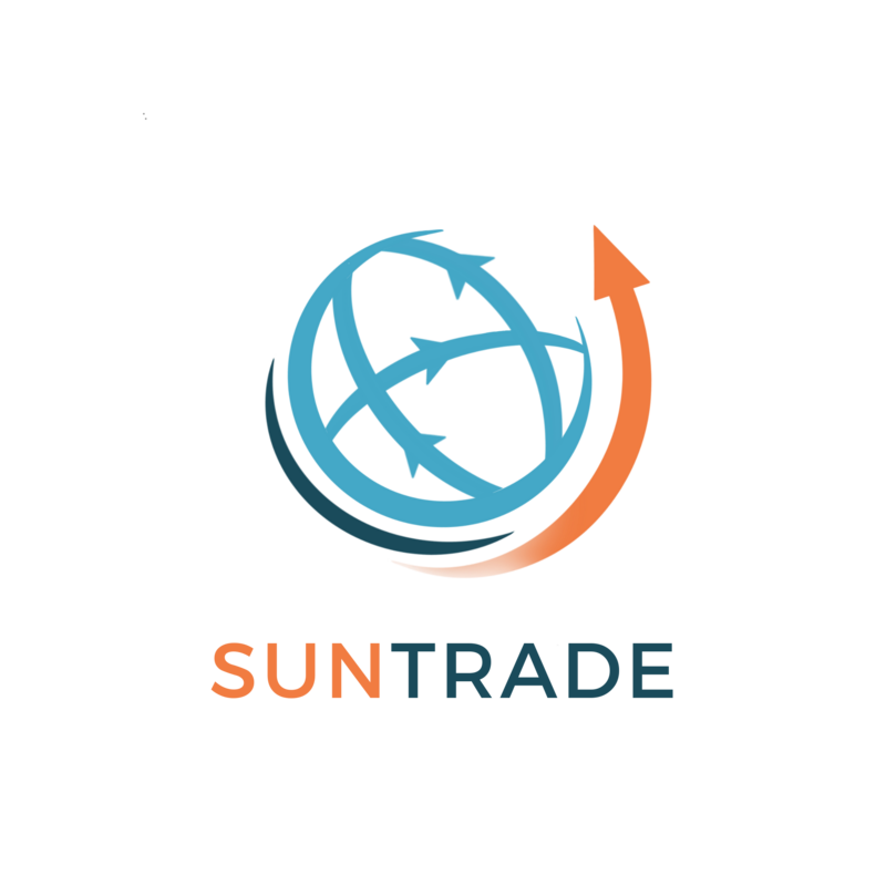 Globe et flèche logo suntrade