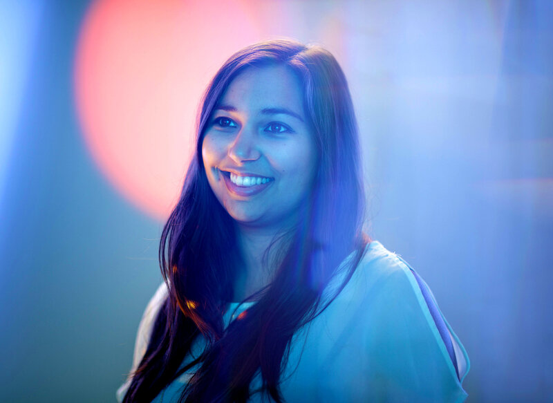 a photo of Mallori Taylor the creative director of far sun studio a brown woman in her early 30's with long black hair