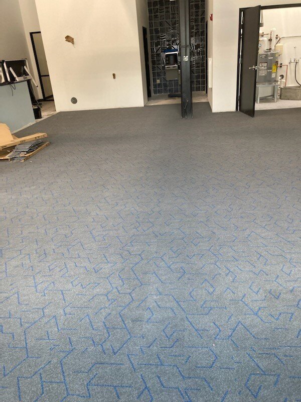 Floor Tech Grey Blue Carpet Tile Office