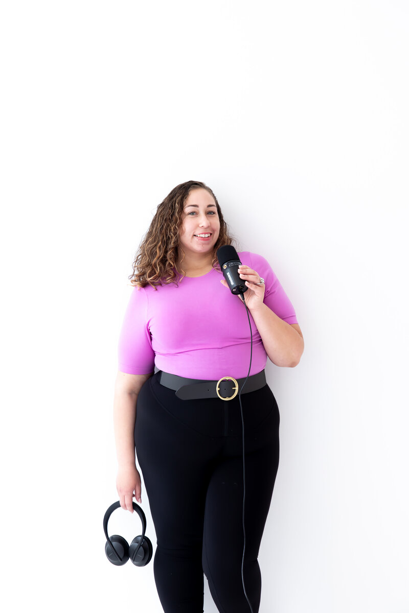 Pamela Laughing in Microphone
