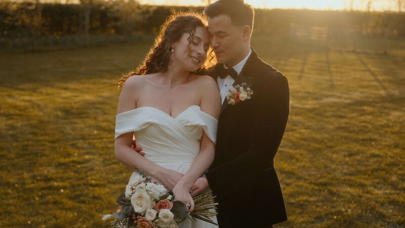 Confetti Video of Couple on their wedding day at Swynford Manor