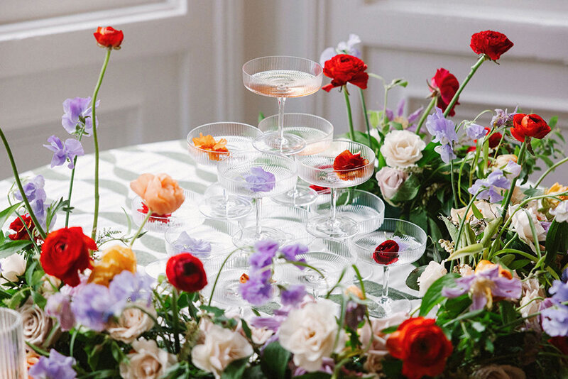 red-purple-peach-florals-with-wine-glasses