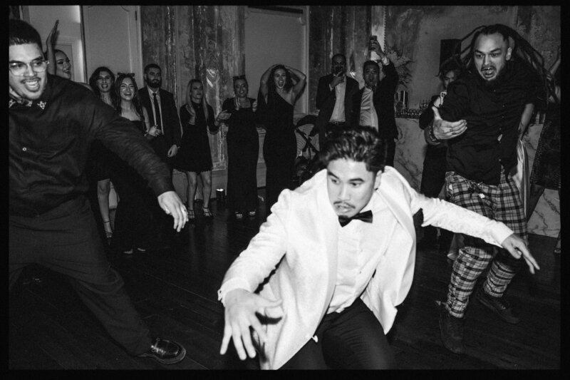 Montsalvat The George Ballroom Melbourne Ethnic wedding candid timeless wedding photography film photos aesthetic The Couples Photographer-38