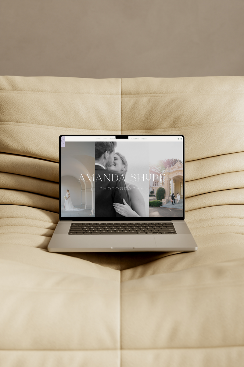 Amanda Shupe photography homepage