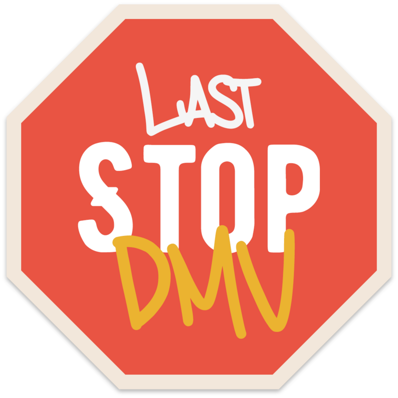 red stop sign that reads 'first stop ATL'
