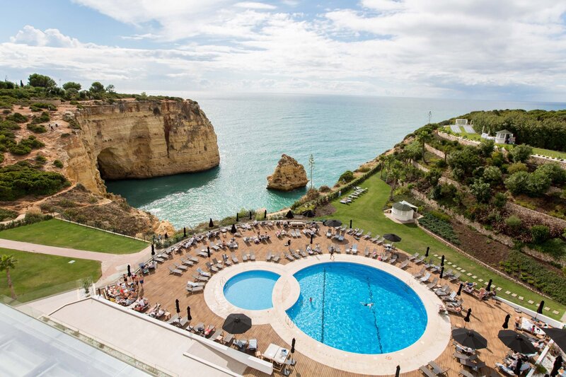Swimming pool at destination wedding