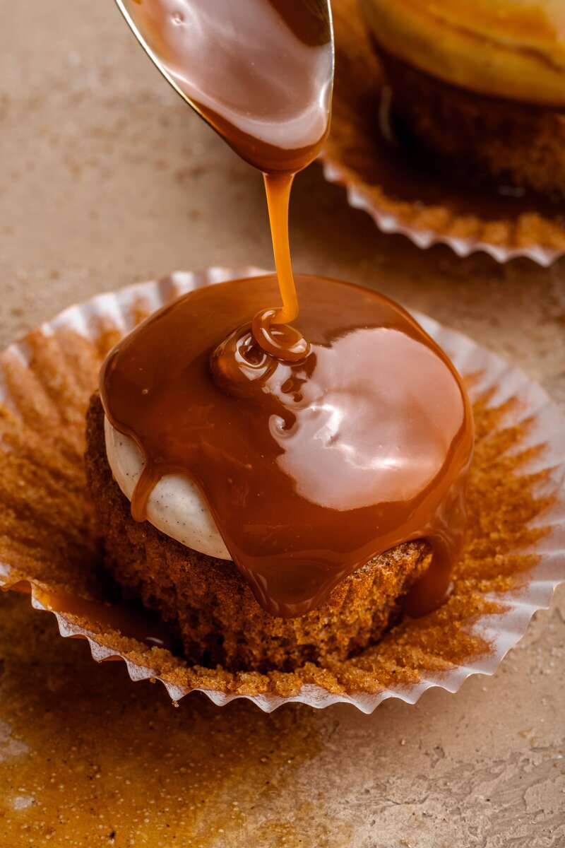 Caramel-Drip-Cupcake-Creating Kaitlin
