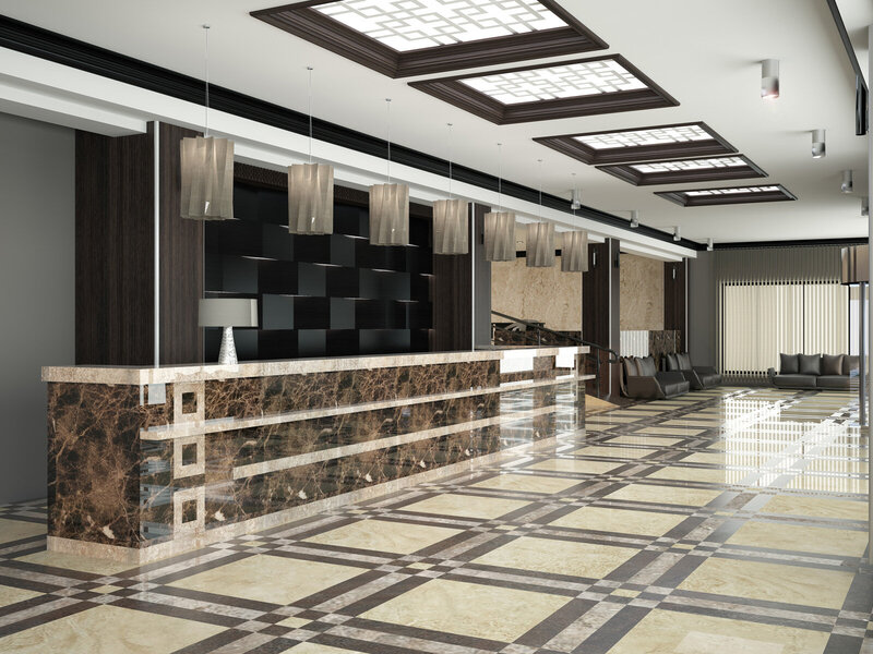 Luxury Hotel Lobby