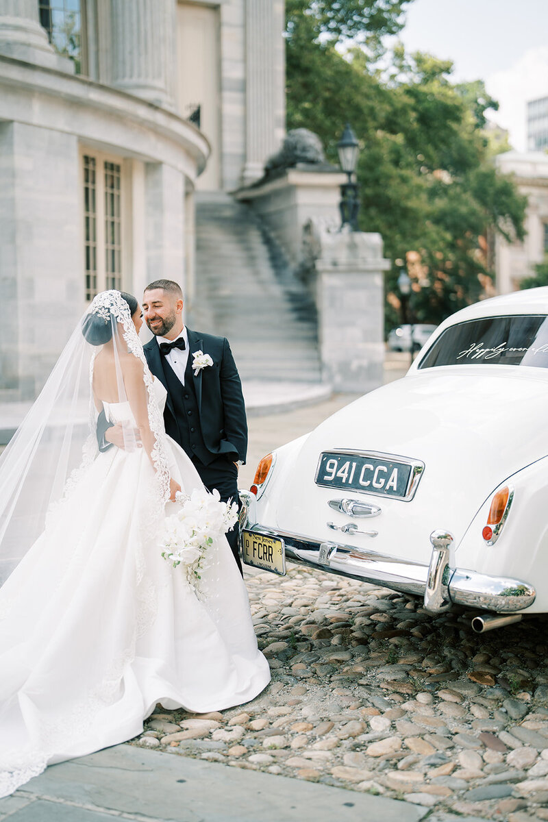 Elegant and epic summer at a Palatial Ballroom with European Ambiance | Ballroom at the Ben | Philadelphia PA | Denise Marie Photography | Editorial Wedding Photographer based in Philadelphia PA