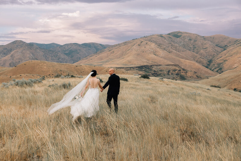 Mountain elopement near Mountain Home, Idaho