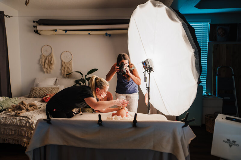 not shiny newborn backdrop