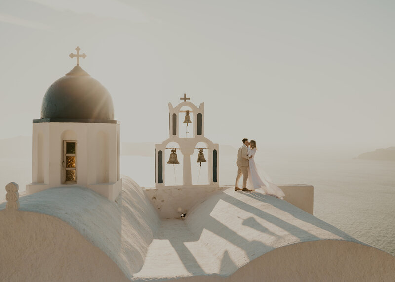 Santorini Sunset Wedding Photos-6