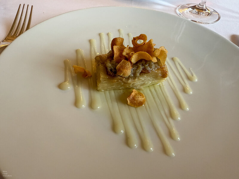 Main dish at Il Centro in Priocca, Italy