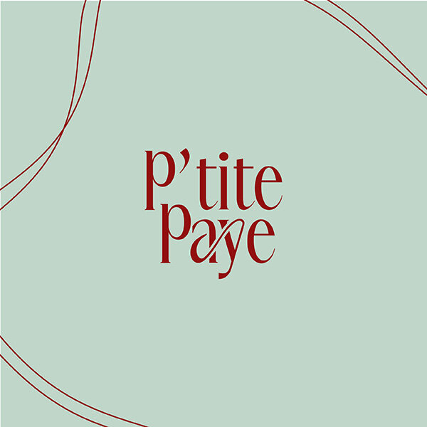 Identité visuelle P'tite Paye réalisés par Sagittae Design
