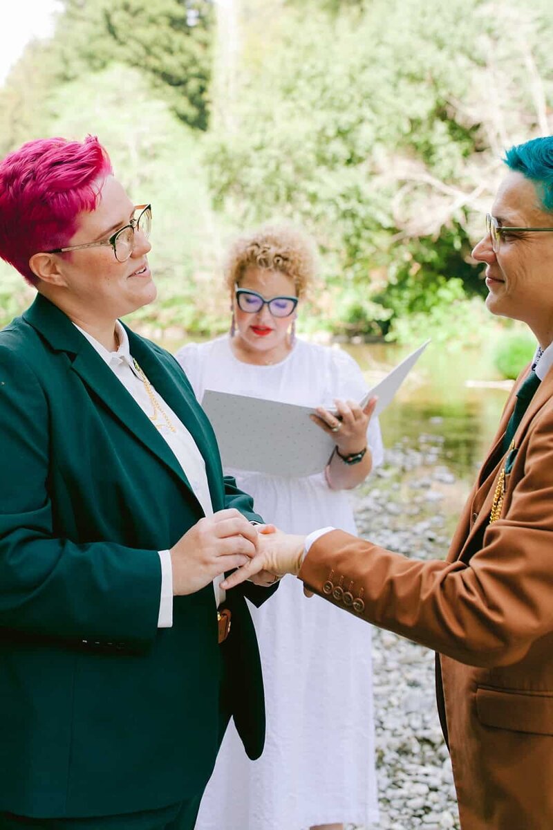 Guerneville Elopement - Lesbian Wedding - GunnShot Photography 
