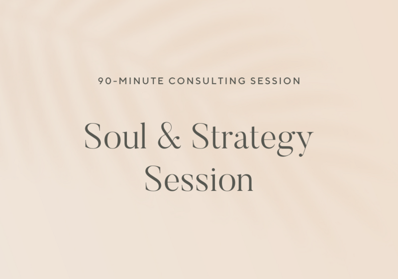 Soul & Strategy Session by Robyn James