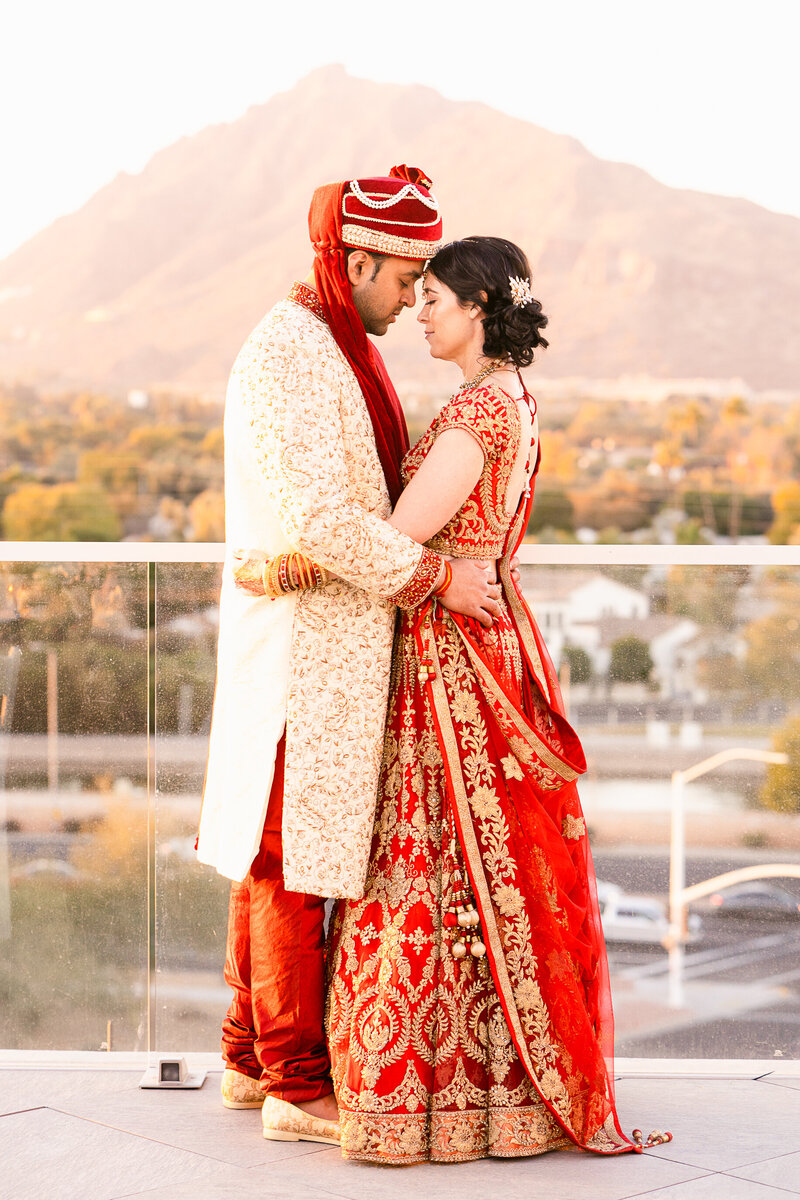 Hindu Wedding In Phoenix Arizona At Hotel Valley Ho - Phoenix Wedding Photographer - Atlas Rose Photography AZ04