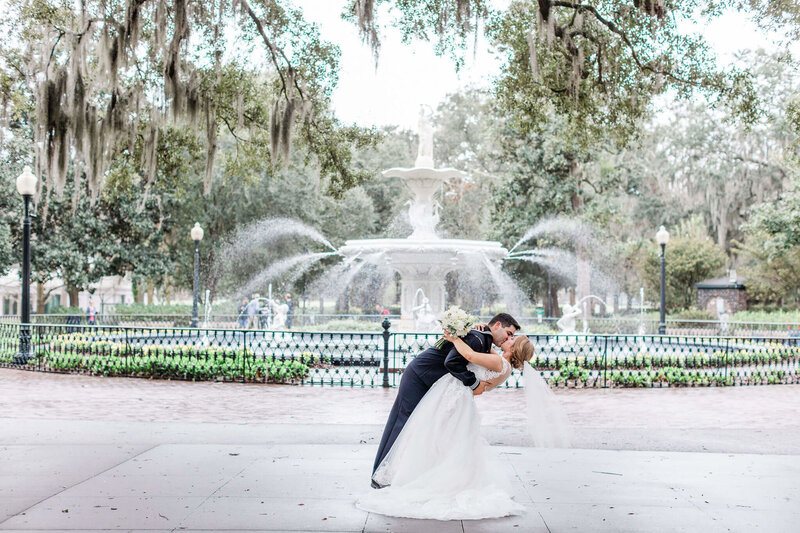 Kassi and Jame’s elopement at The Gastonian Inn in Savannah, Georgia