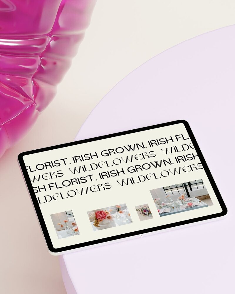 Brand and Website Design For Florist6