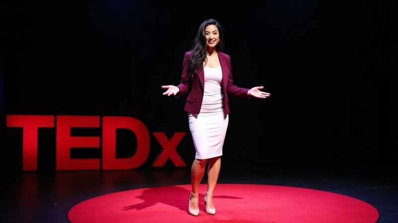 Jen Fontanilla speaks at TEDxHuntingtonBeach