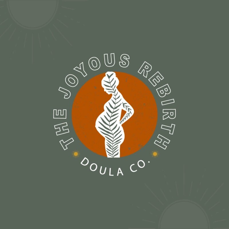 Round logo for doula