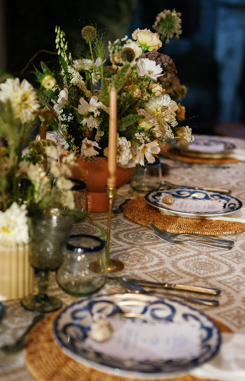This beautiful table was designed and styled by Austin Wedding Planning team - Eventive Designs.