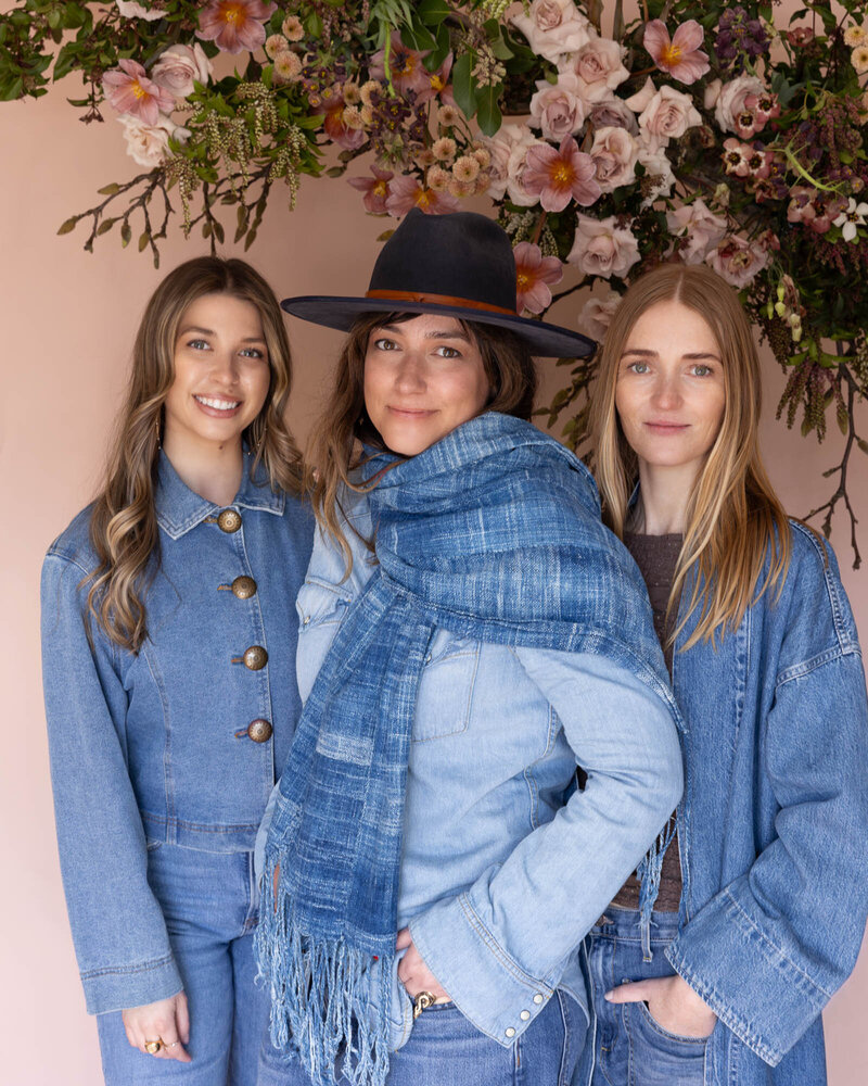 Summer Robbins with floral designers Shelby and Colleen of Summer Robbins Flowers, wedding and event floral studio based in Bend, Oregon