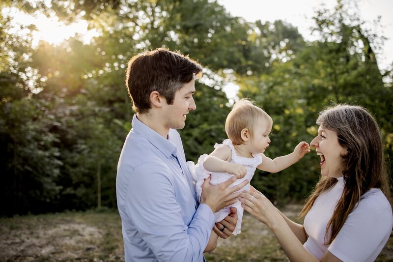 family of three in richardson texas