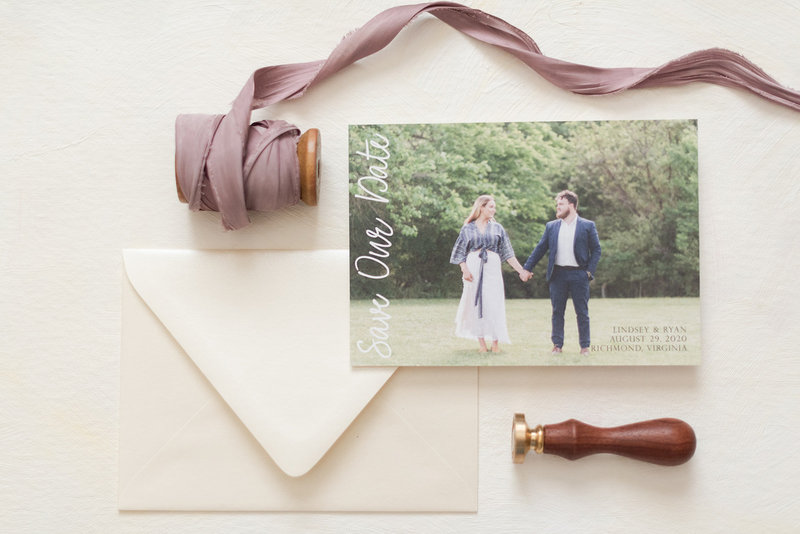 Semi custom save the date, wedding save the date stationery