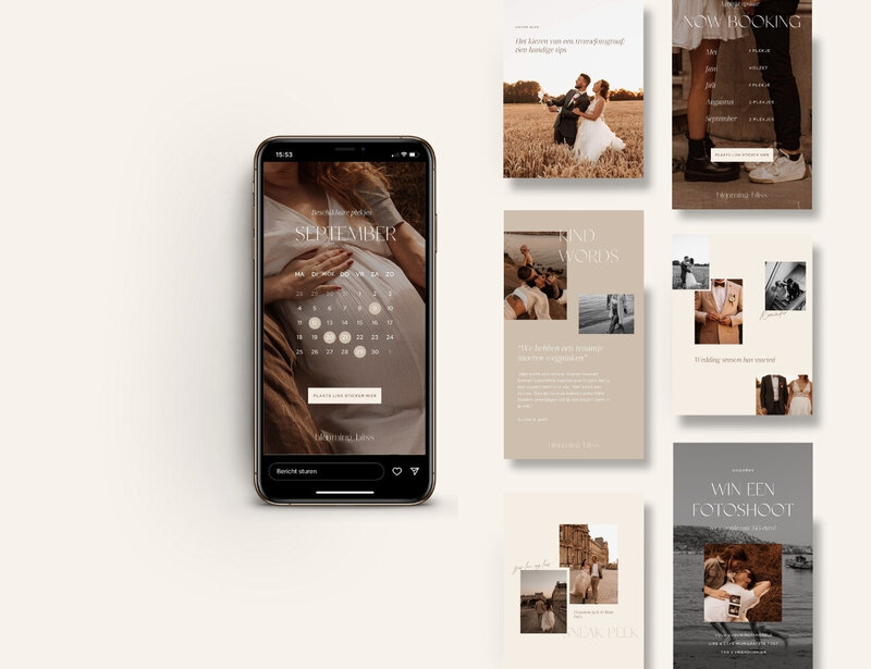 Instagram templates fotograaf Blooming Bliss 5