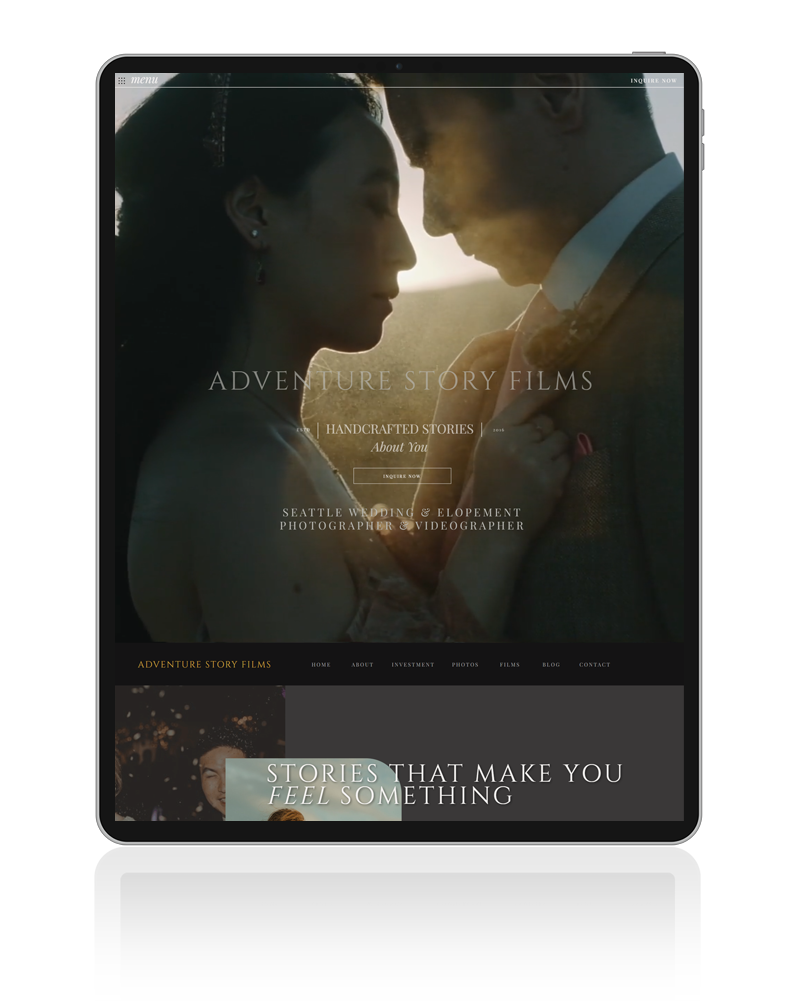 Showit Web Designer | VIP Day | Carrie Petri Tablet