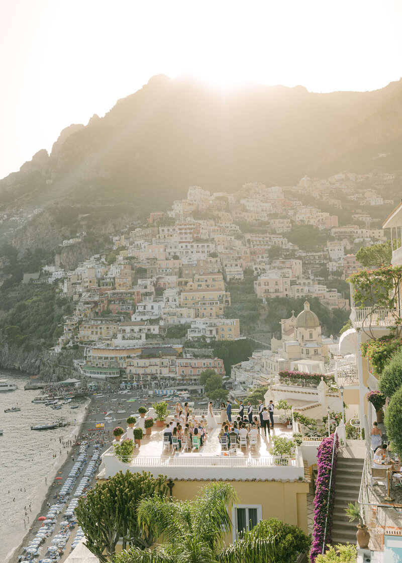 Hotel Marincanto Ceremony Wedding Ceremony - Destination  Italian  Wedding  - Positano