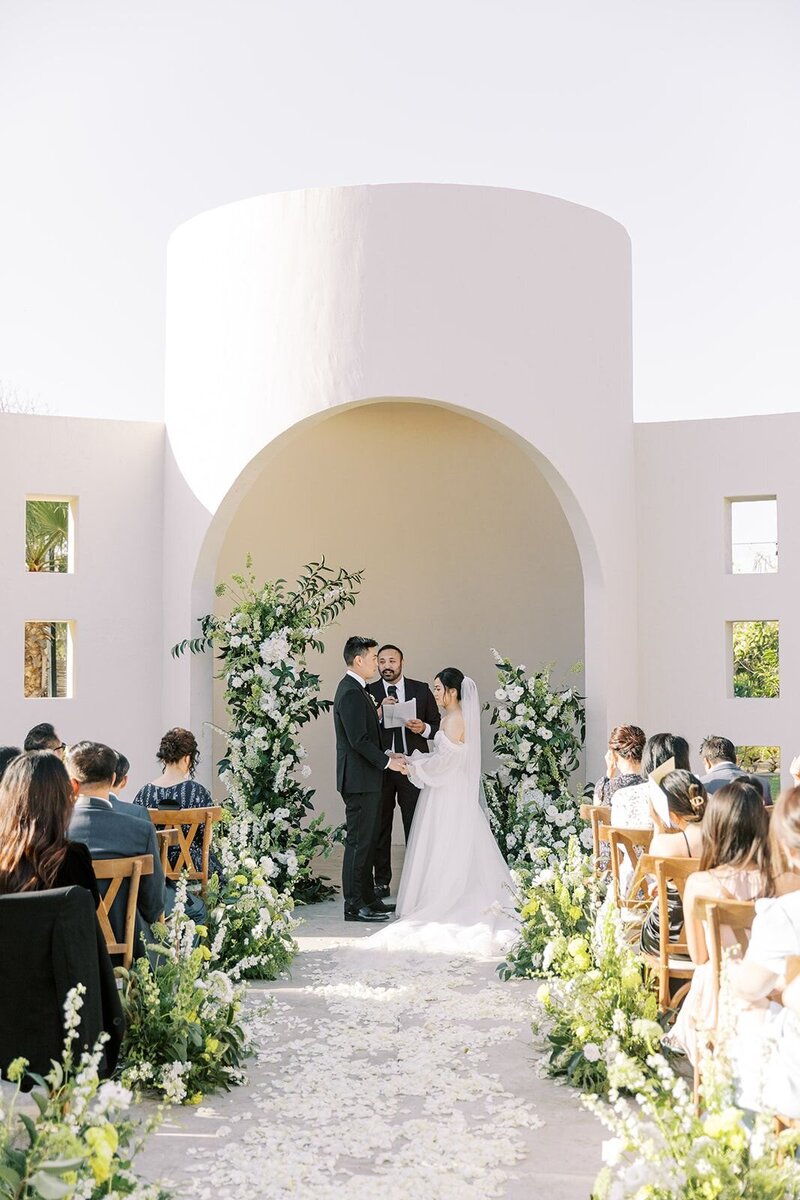 Baja Luna wedding ceremony in Cabo San Lucas Mexico
