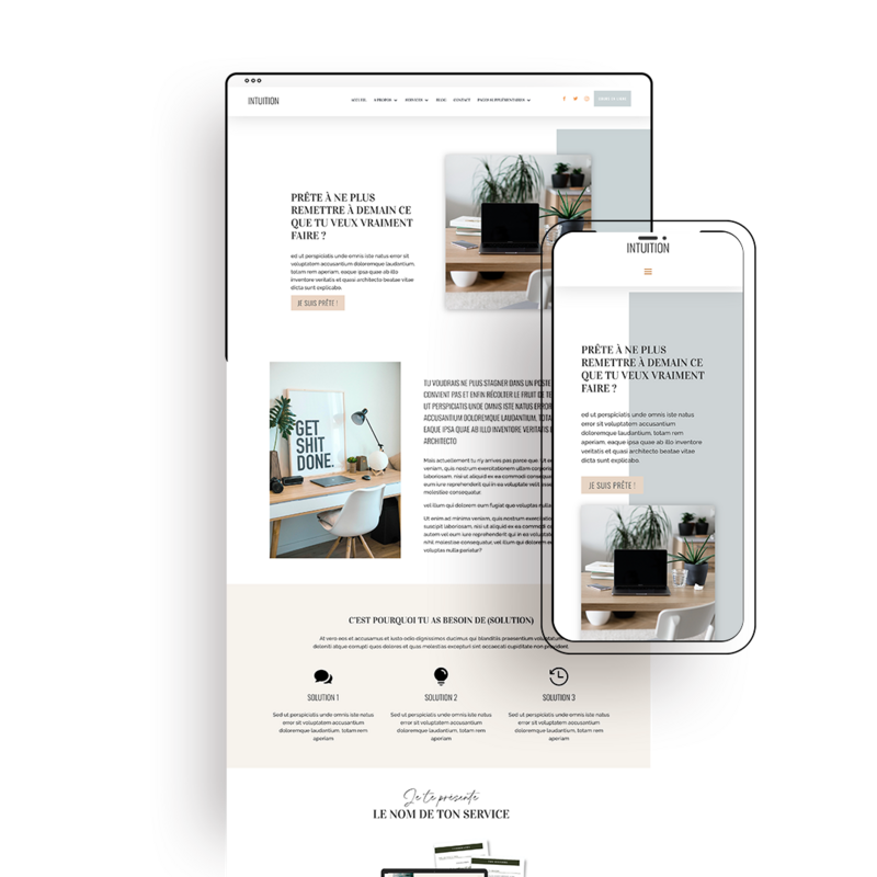mockup intuition service individuel