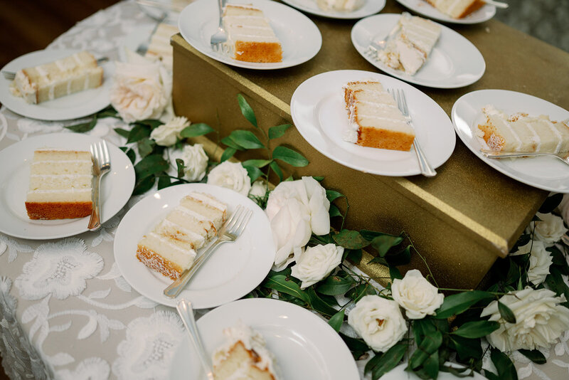 Happy tears written on a handkerchief for a wedding ceremony. By Casey McMurray Photography
