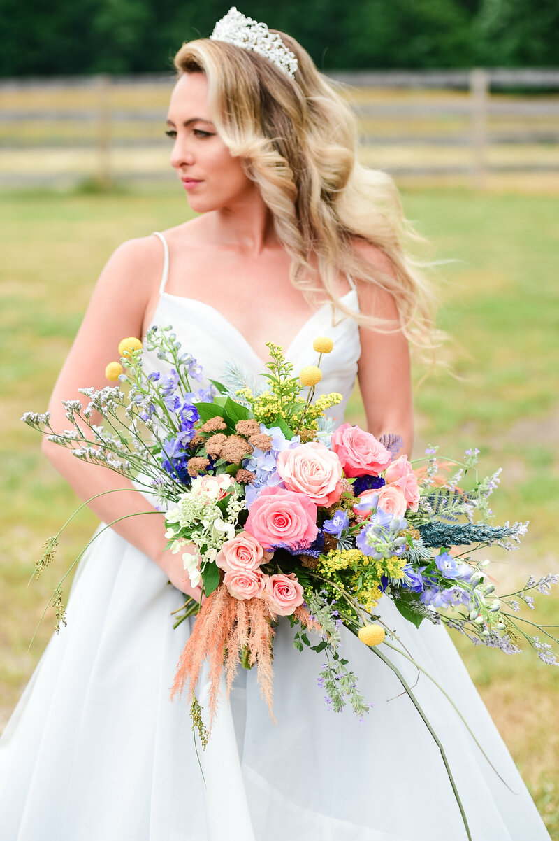 Firefly Farm Wedding Bridal Portrait