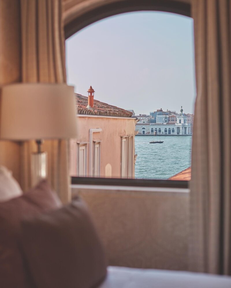 Belmond Hotel Cipriani, Venice - view from bed