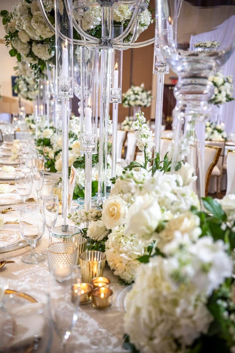 Tropical Wedding Bridal Table