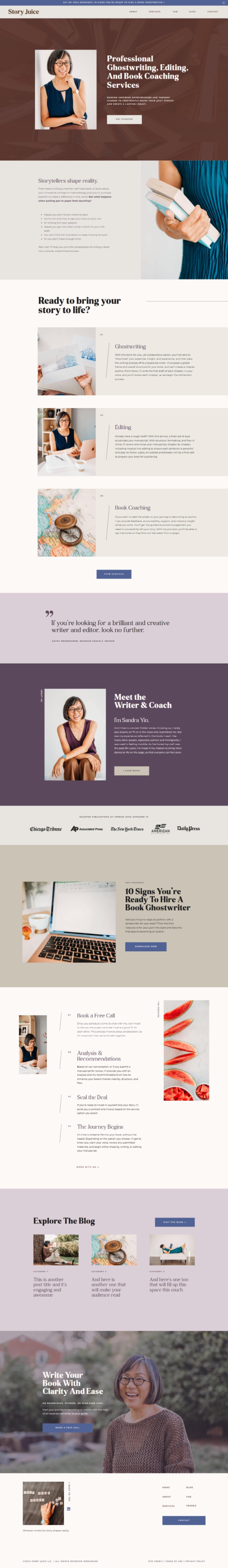 Story Juice Website