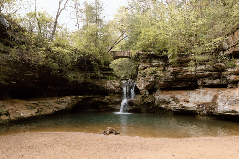 Upper Falls at Old Man's Cave.