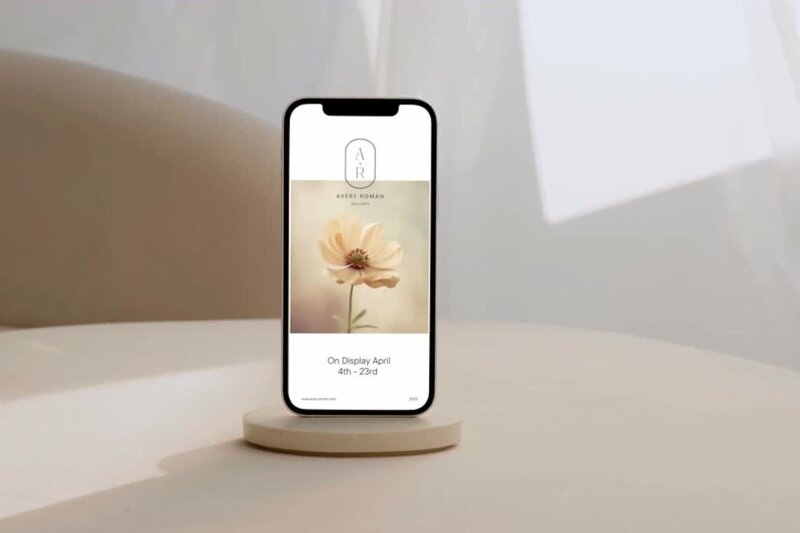 minimal and elegant brand visuals