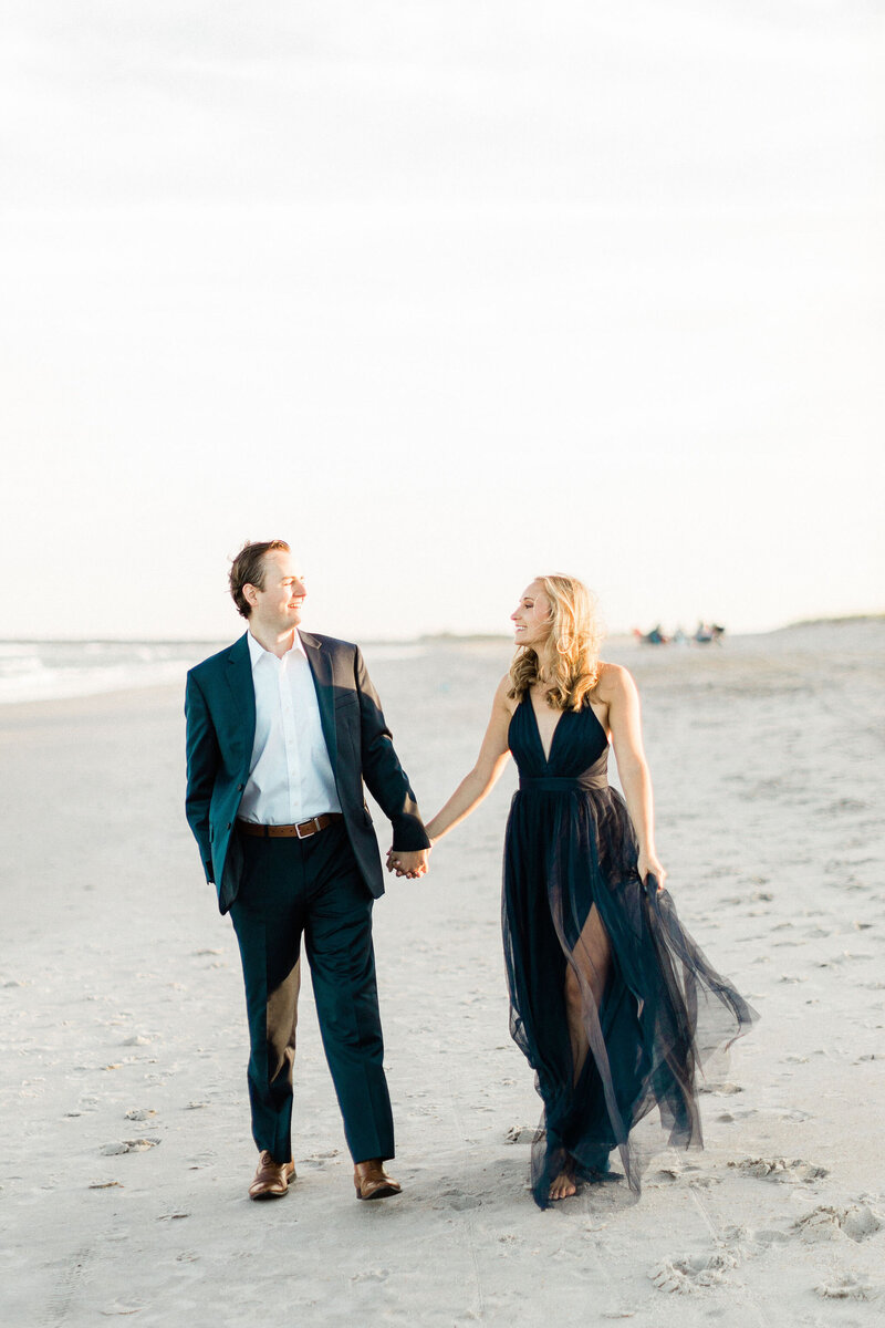 Beach Engagement Session | Wrightsville Beach NC | The Axtells Photo and Film