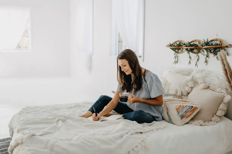 tracy-lingwai-journaling-in-bed-with-coffee