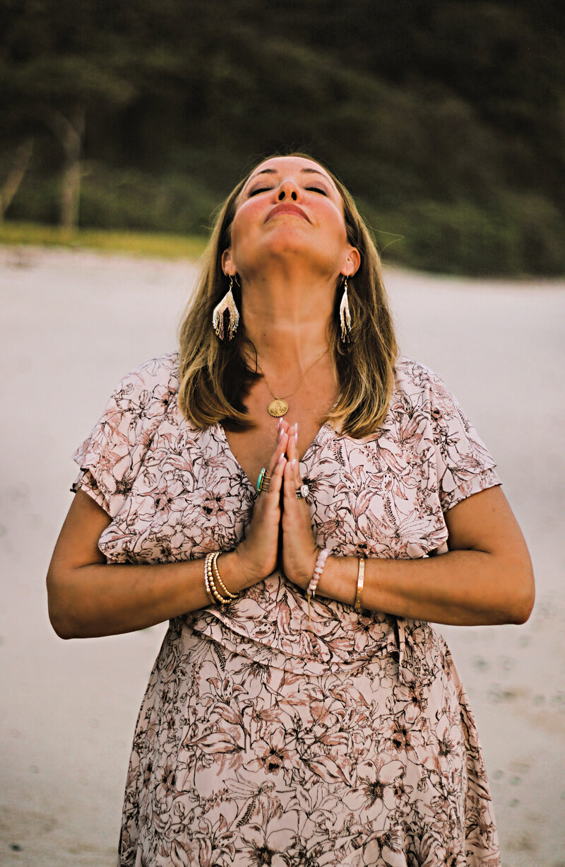 Looking back prayer hands edited