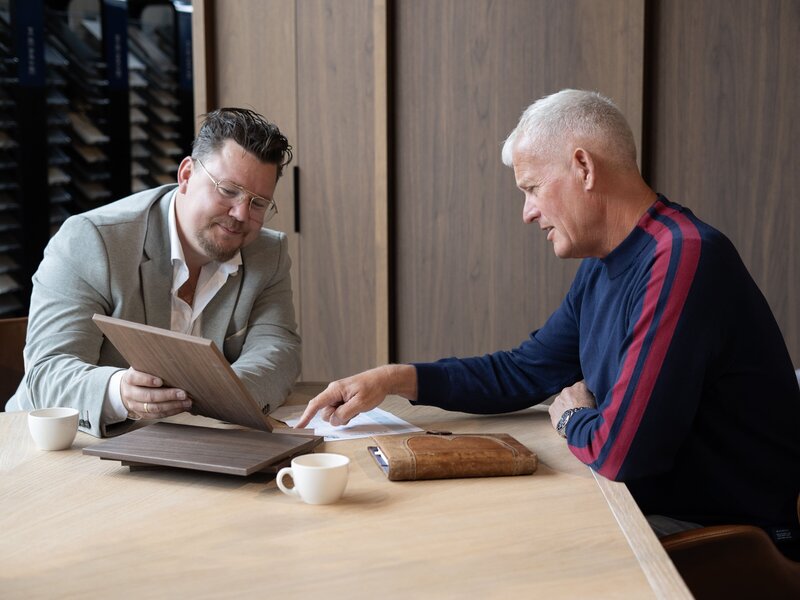 Kars laat klant stalen zien voor totaal interieur project