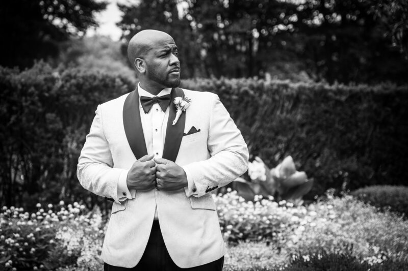 Groom swag - Baltimore wedding photography
