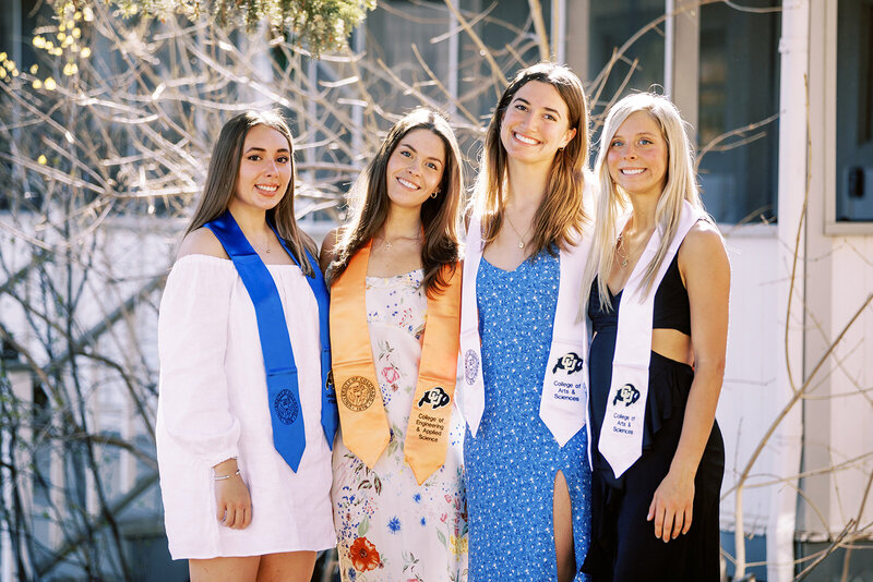 group of friends during a photo session