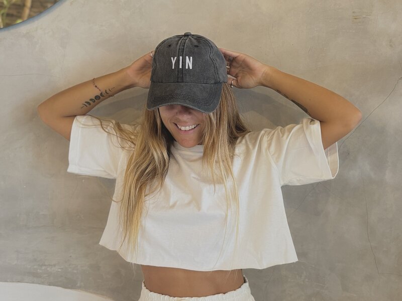 YIN cap yoga vintage baseball cap - yinside yoga bali_