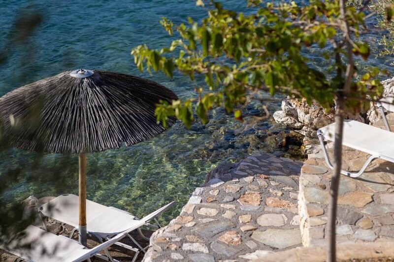 Scenic beauty of the Greek yoga training location.